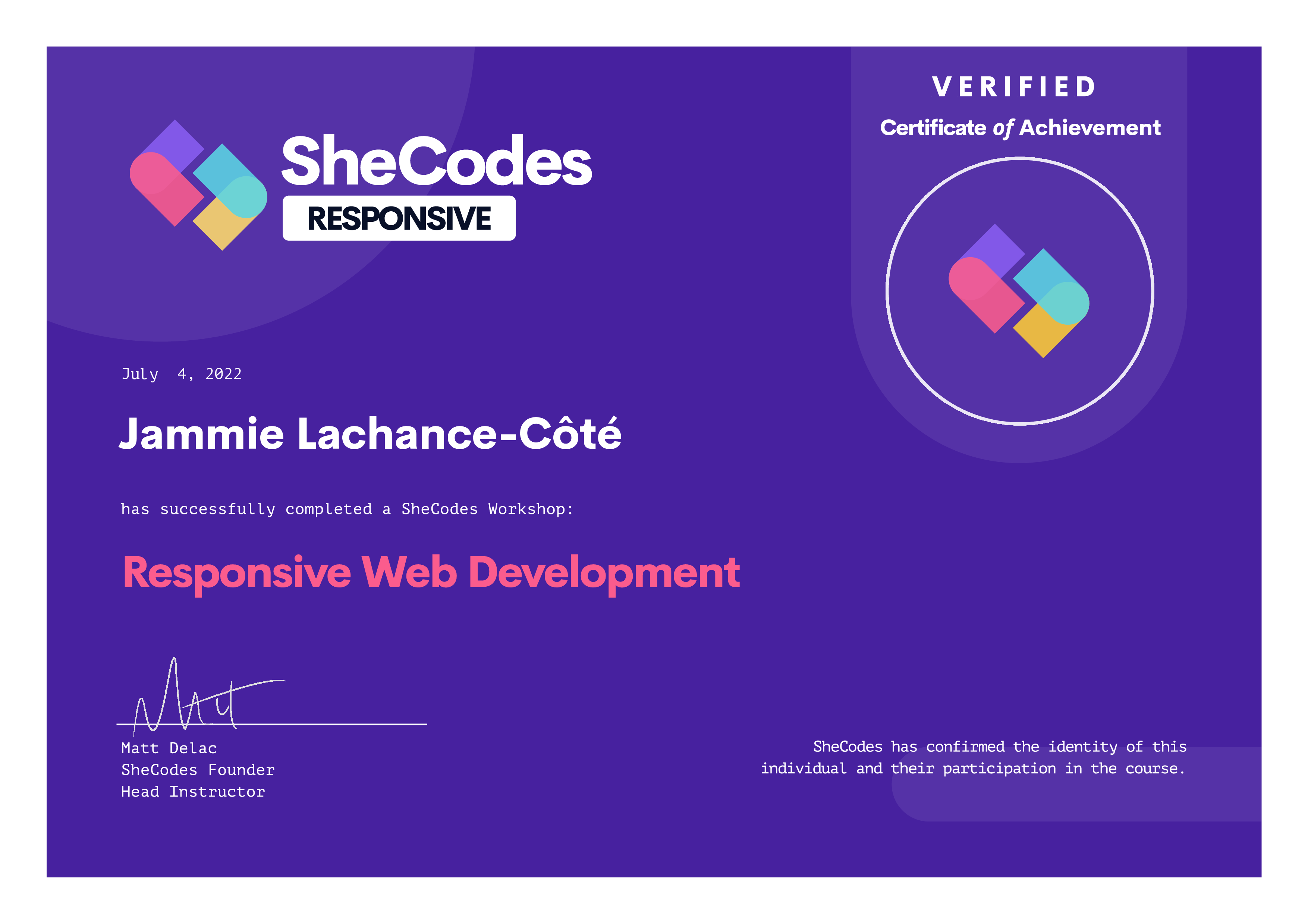 SheCodes Responsive